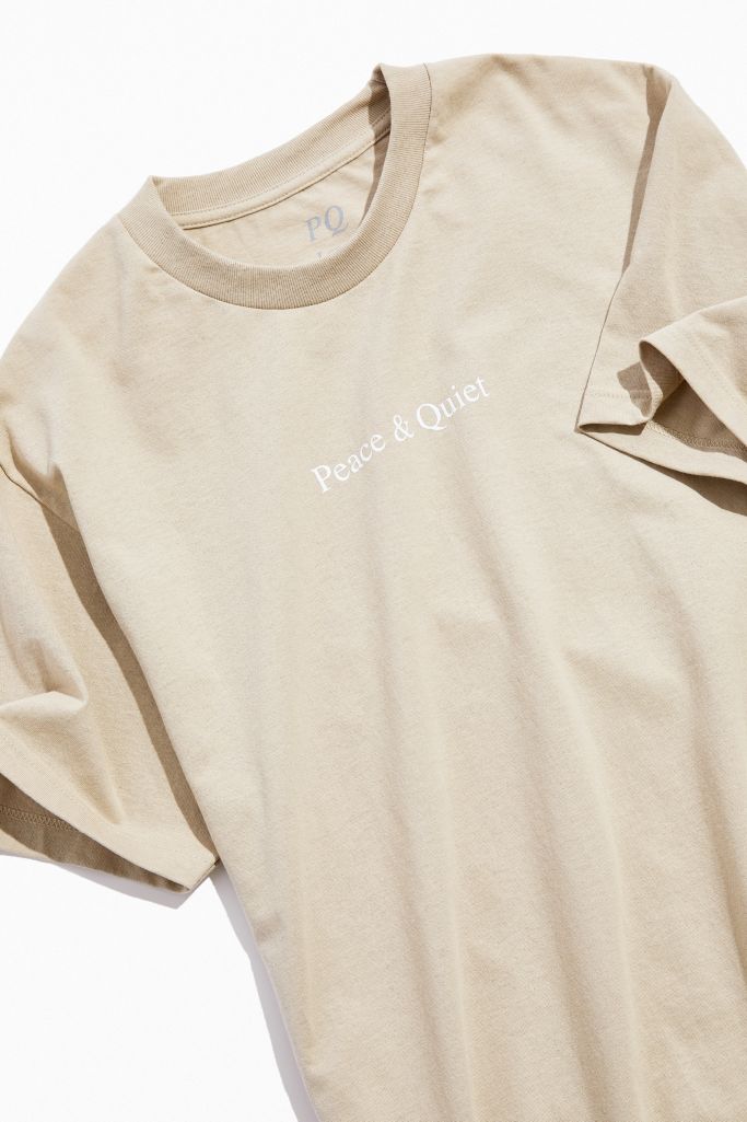 Peace & Quiet Wordmark Tee | Urban Outfitters Canada