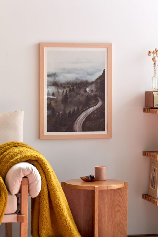 Slide View: 1: Becca Tapert Foggy Rowena Crest Art Print