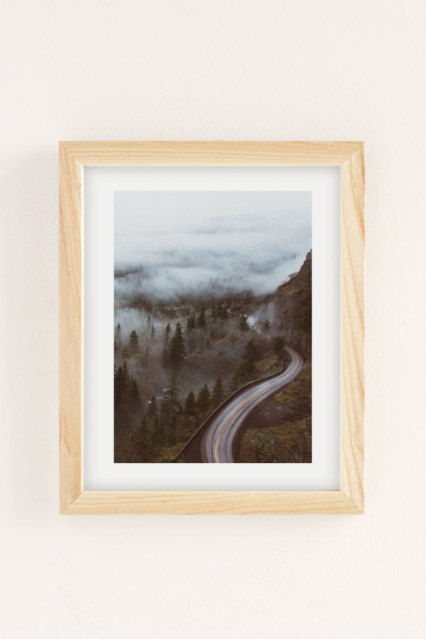 Slide View: 2: Becca Tapert Foggy Rowena Crest Art Print