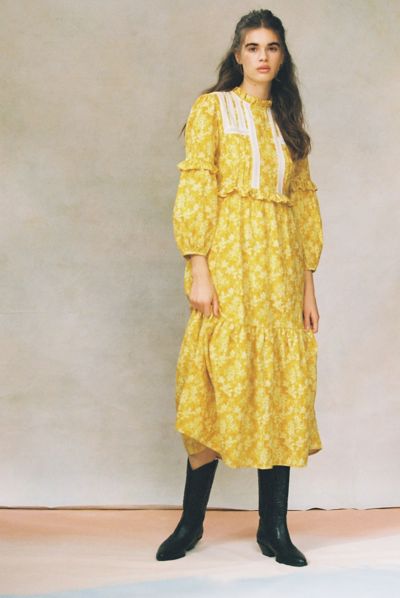 urban outfitters yellow dress