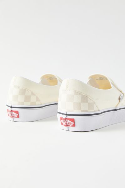 yellow checkerboard slip on vans