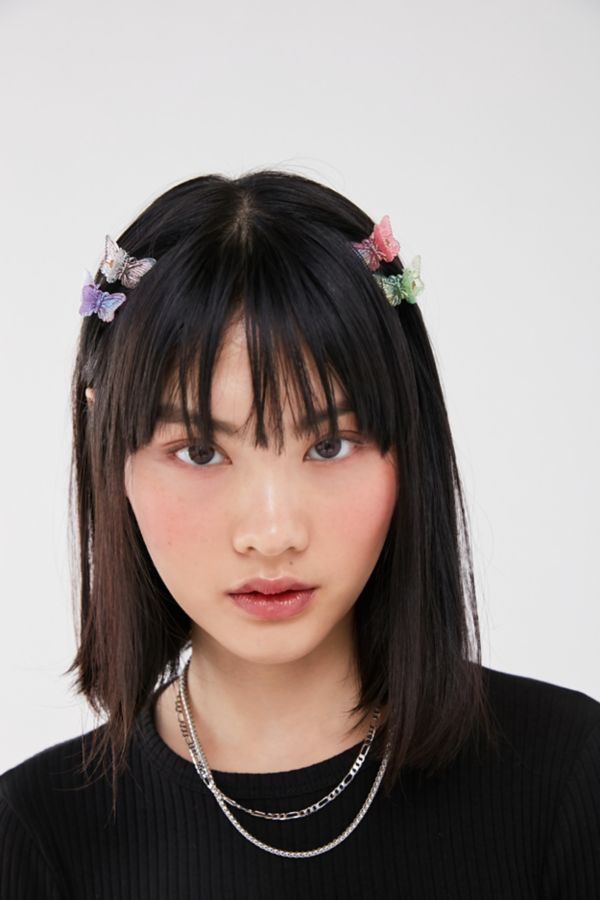 Vintage Butterfly Hair Clip Set Urban Outfitters