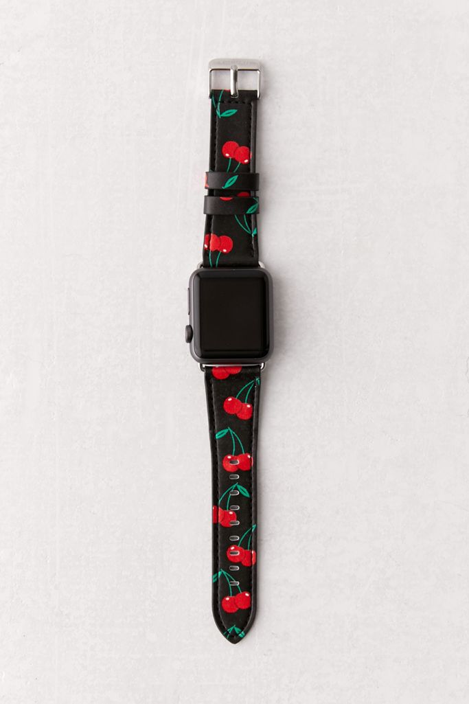 Wildflower Black Cherries Apple Watch Strap Urban Outfitters