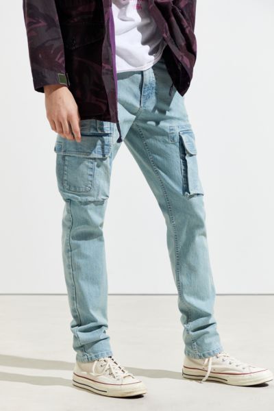 skinny jean cargo pants
