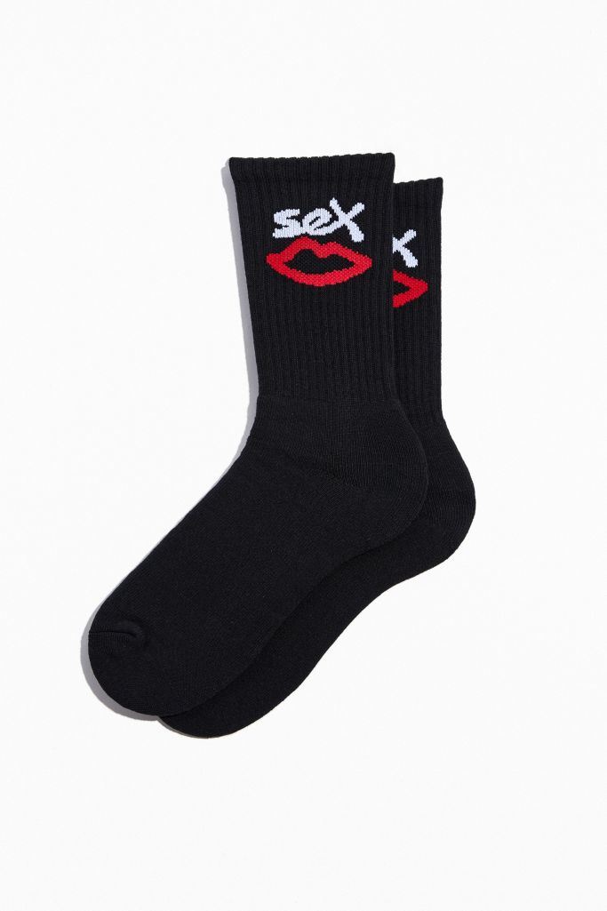 Sex Skateboards Logo Crew Sock Urban Outfitters
