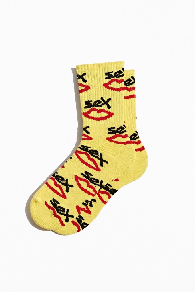 Sex Skateboards Allover Print Crew Sock Urban Outfitters 