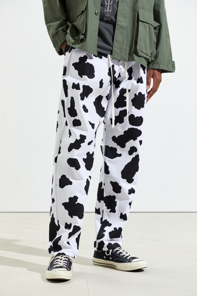 mens cow print jeans