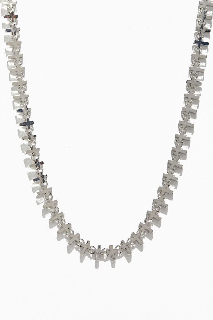 Cross Link Necklace Urban Outfitters