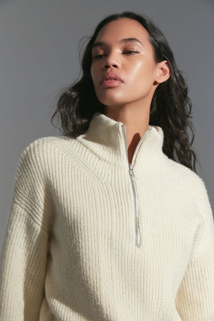 UO HalfZip Sweater Urban Outfitters Canada