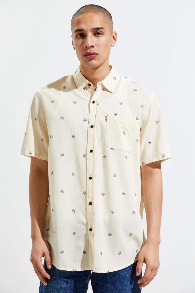 Katin Floral Dot Short Sleeve Button-Down Shirt | Urban Outfitters
