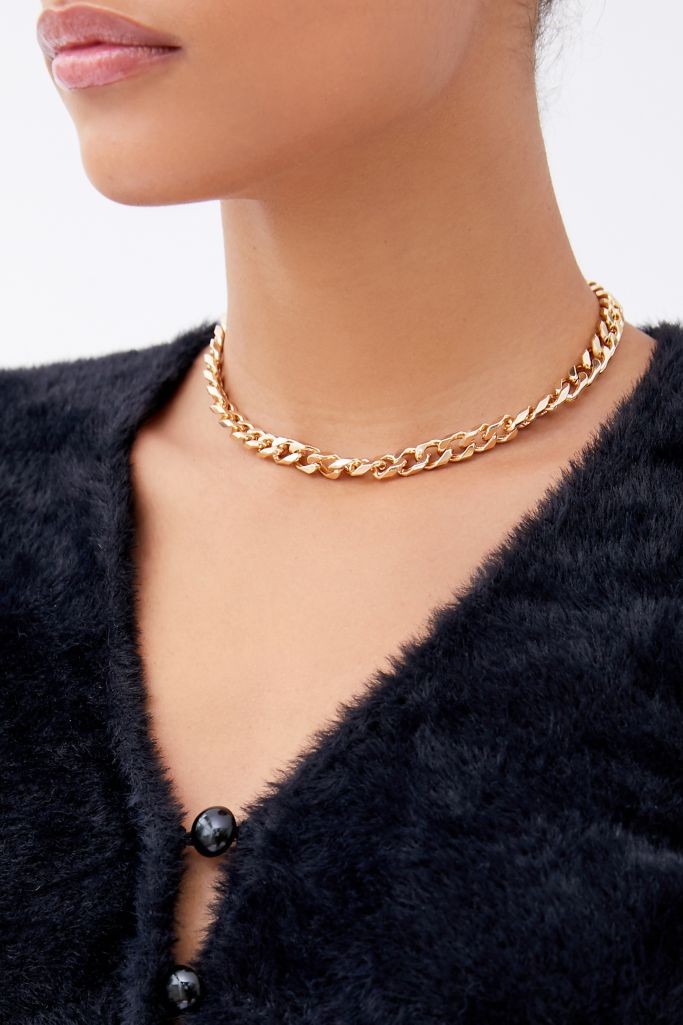 Kyle Curb Chain Necklace Urban Outfitters