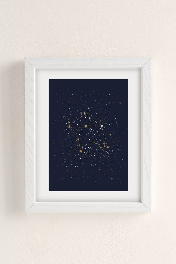 Slide View: 2: Iveta Abolina Star Constellations Libra Art Print