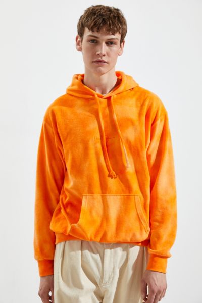orange tie dye hoodie