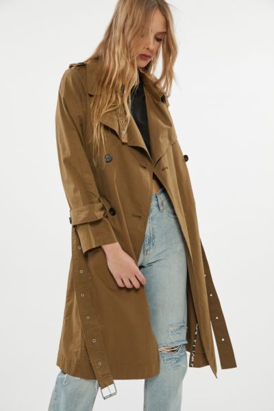 Avec Les Filles Double Breasted Trench Coat | Urban Outfitters Canada
