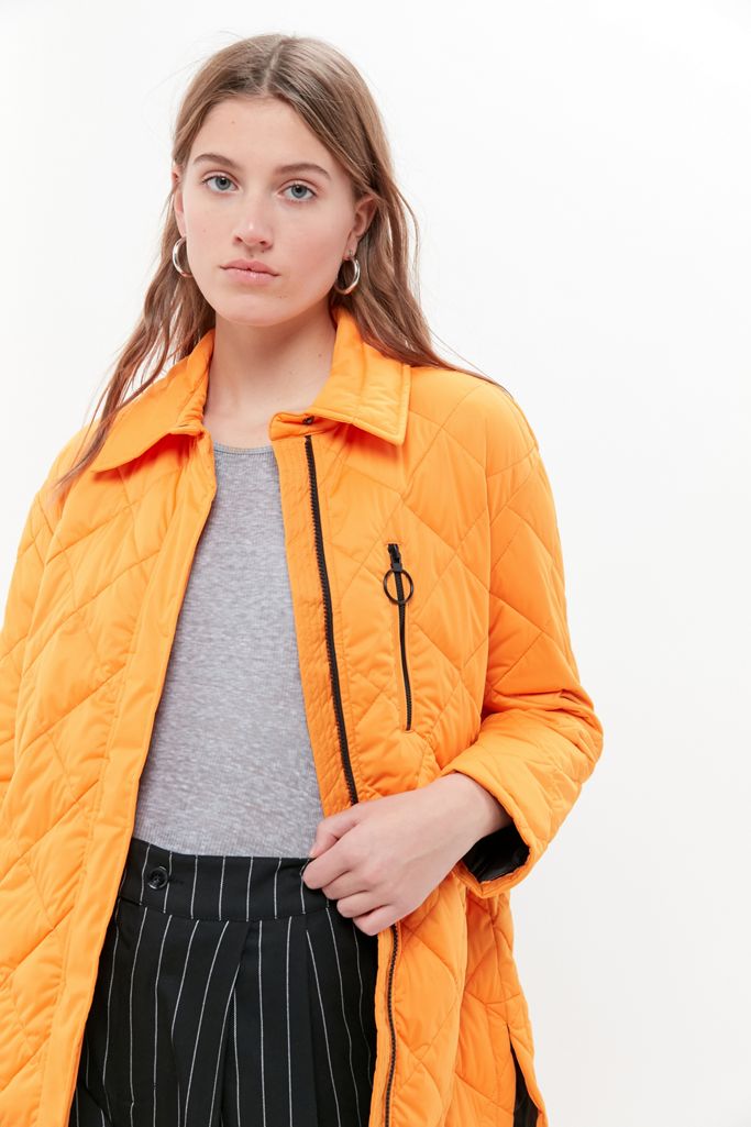 Avec Les Filles Diamond Quilted Shirt Jacket Urban Outfitters Canada