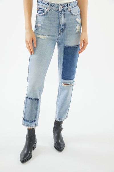 urban outfitters black ripped jeans