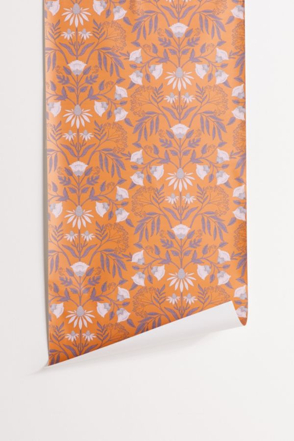 Slide View: 2: Camille Floral Removable Wallpaper