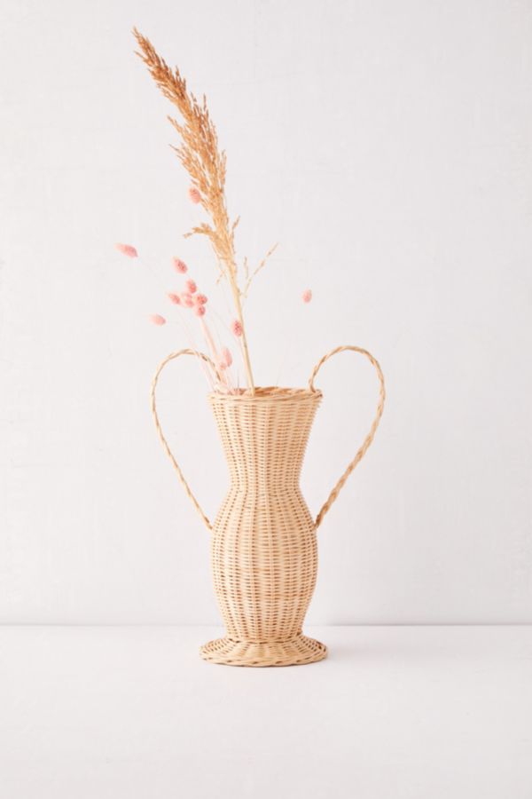 Priscilla Large Rattan Vase Urban Outfitters