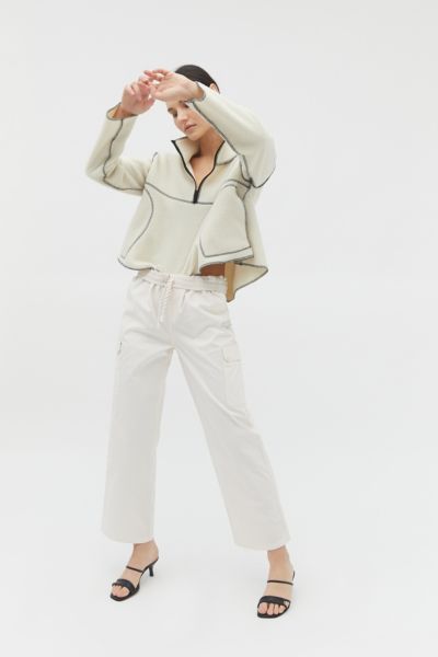 urban outfitters white cargo pants