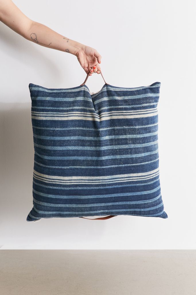 Reclaimed Indigo Floor Pillow Urban Outfitters
