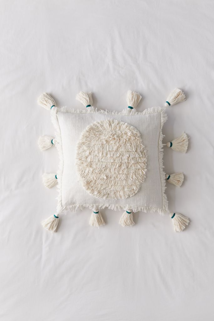 Tufted Moon Throw Pillow Urban Outfitters