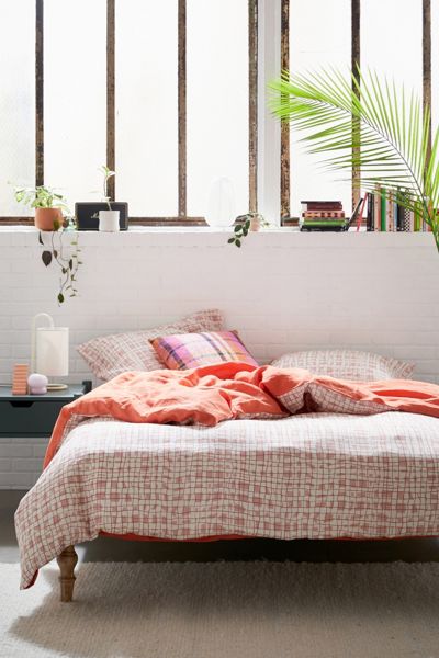 Kip&Co Scribble Tartan Duvet Cover