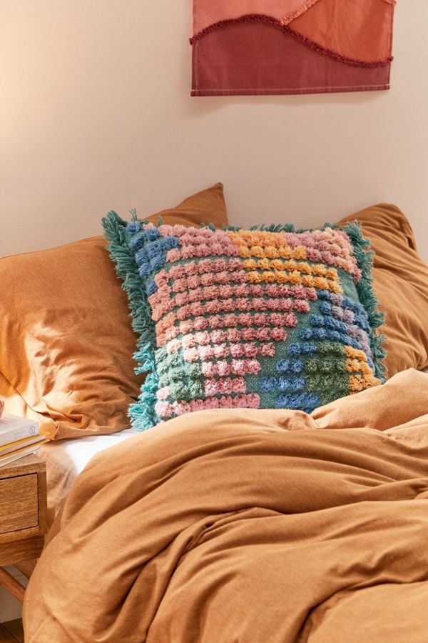 Slide View: 1: Kip&Co Tufted Throw Pillow