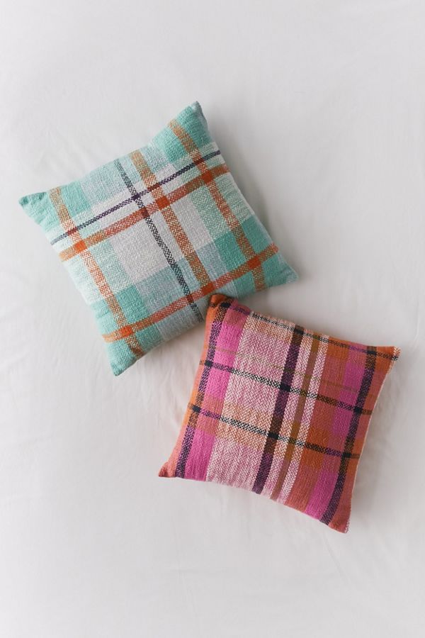 Slide View: 3: Kip&Co Plaid Throw Pillow