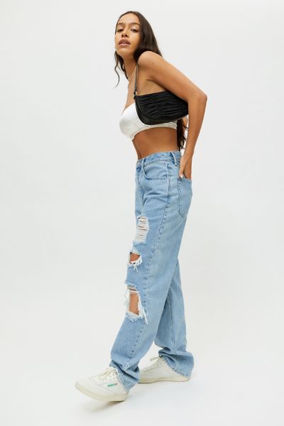 baggy acid wash jeans