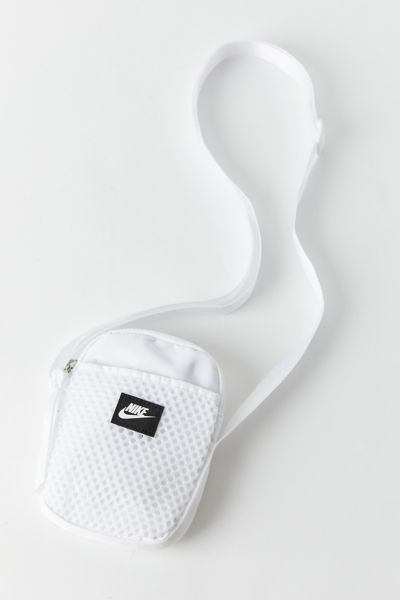 white nike cross body bag