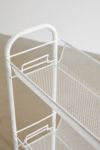 Thumbnail View 4: Slim 3-Tier Wire Rolling Storage Cart