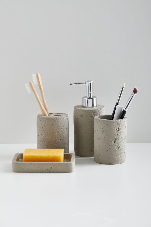Cement Bath Organizer Set | Urban Outfitters