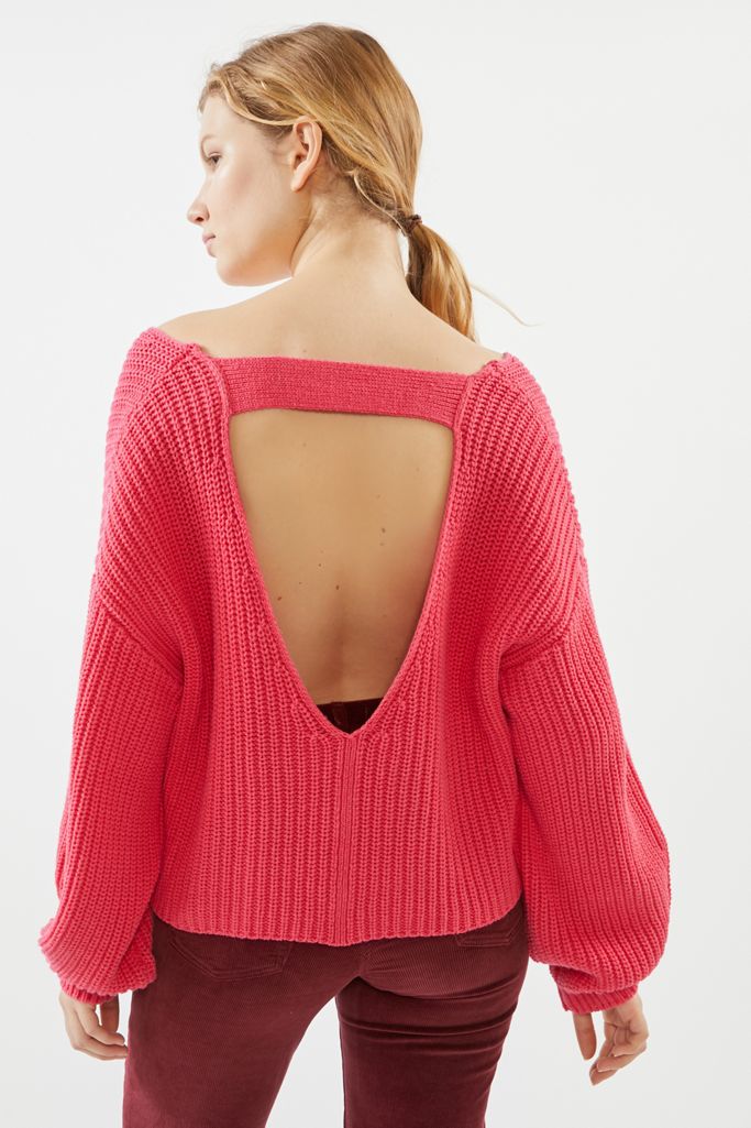 UO Avery Double V-Neck Sweater | Urban Outfitters