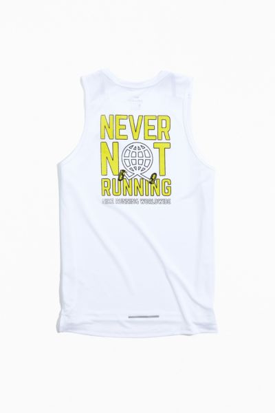 white dri fit tank top