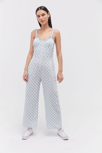 UO Easy Ruffle Jumpsuit