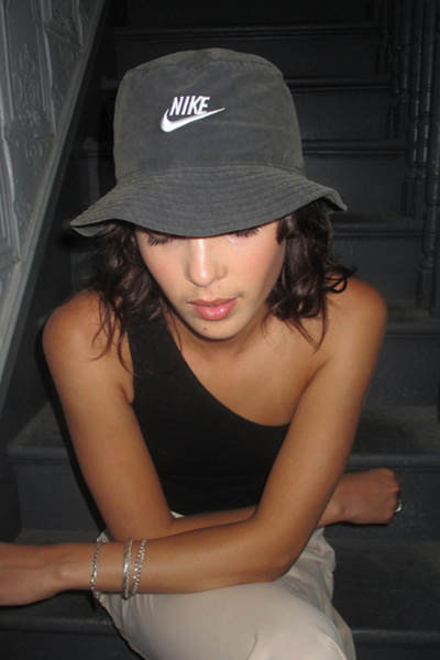 nike sportswear washed bucket hat