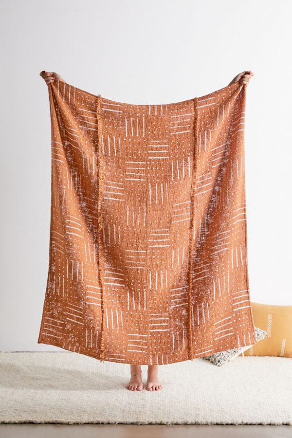 Slide View: 1: Kaya Boho Throw Blanket