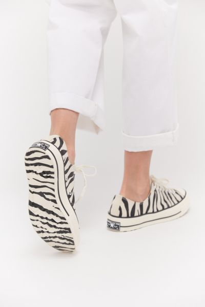 converse chuck 70 plimsolls in zebra print