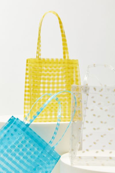 clear mini tote bag