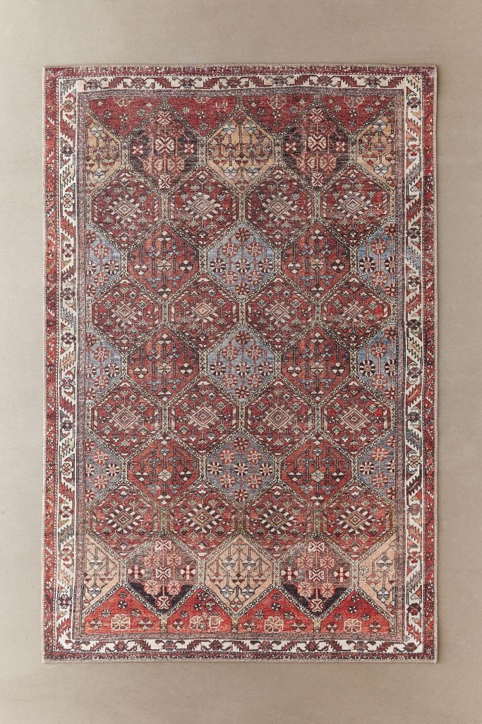 Drew Printed Rug | Urban Outfitters