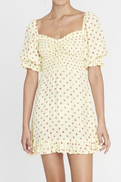 faithfull the brand polka dot dress
