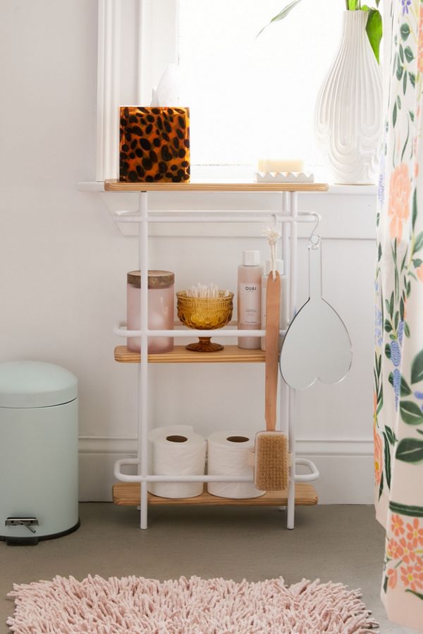 Slide View: 1: Shelby Bathroom Storage Shelf