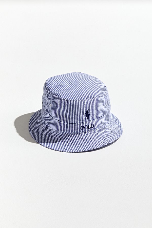 Polo Ralph Lauren Seersucker Bucket Hat | Urban Outfitters
