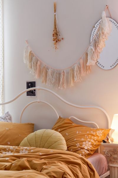 tassel garland bedroom