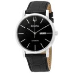 Thumbnail View 1: Bulova Classic Automatic Black Dial Men's Watch 96C131