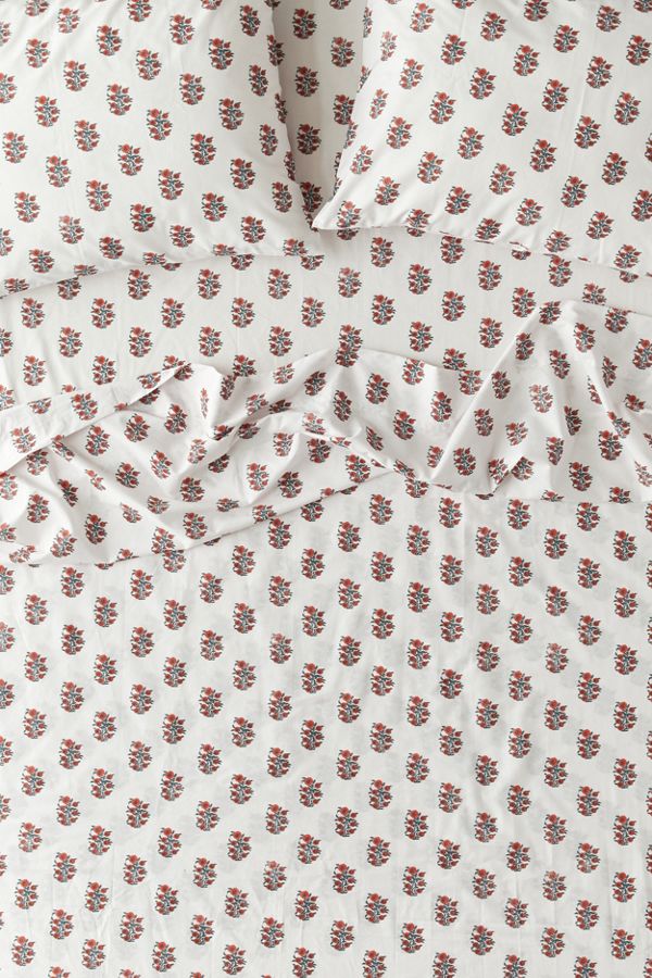 Slide View: 3: Lua Floral Sheet Set