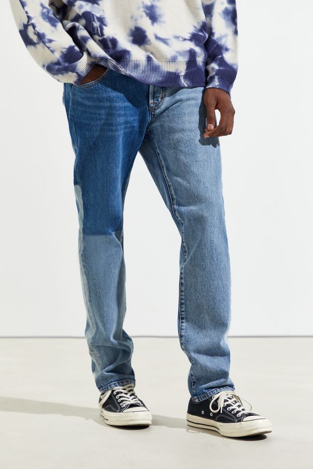 LAB101 Side Seam Indigo Block Slim Jean | Urban Outfitters Canada