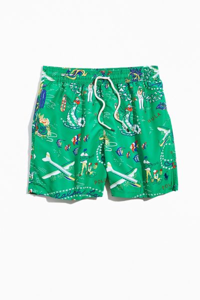 ralph lauren floral swim shorts