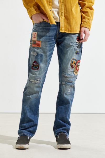 polo patch jeans