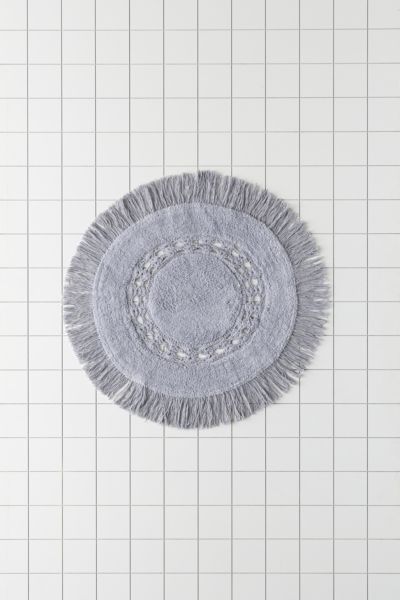 round bathroom mat